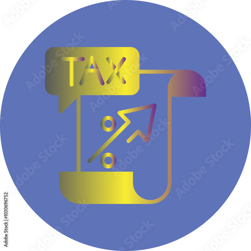 Tax Return icon Design