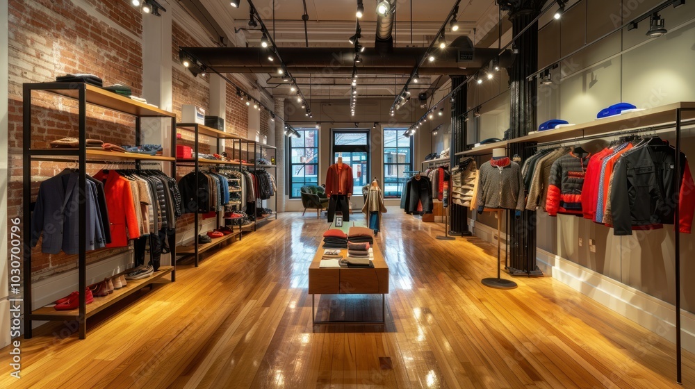 Modern Clothing Store Interior Modern Clothing Store Interior