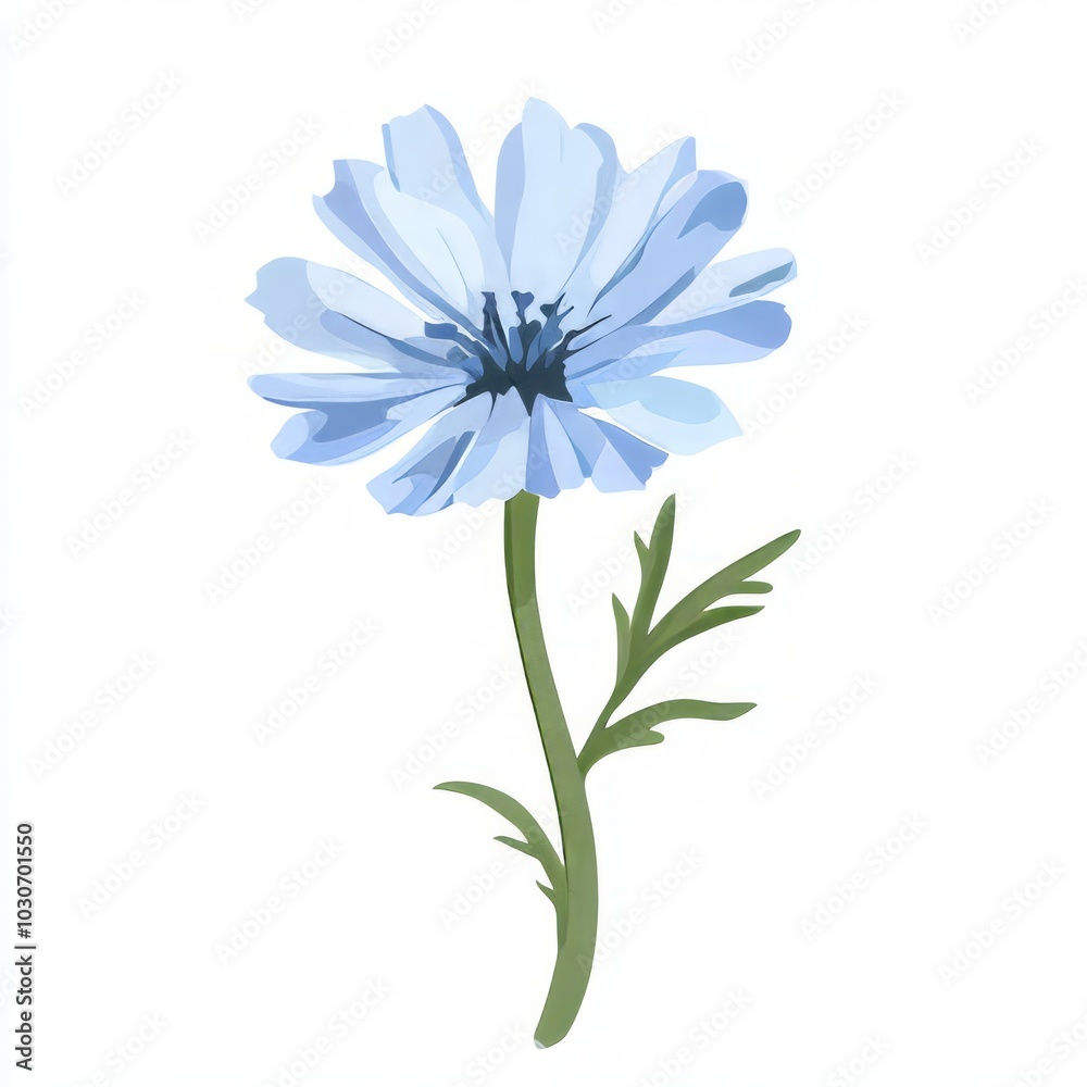 Obraz premium Chicory vector illustration
