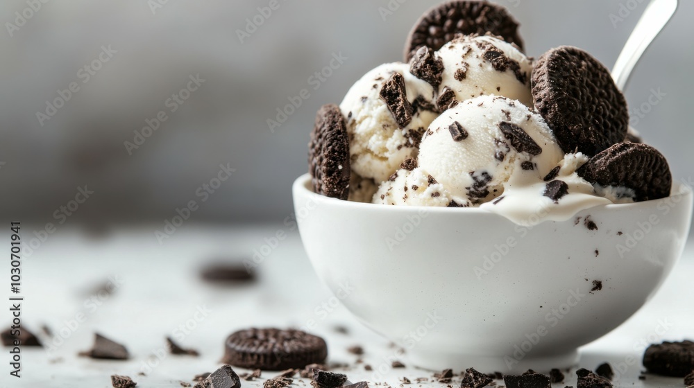 Creamy Cookies and Cream Ice Cream Delight Creamy Cookies and Cream Ice Cream Delight