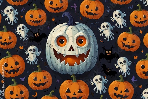 Halloween 2024, halloween monster, halloween bat, halloween background, creepy pumkins photo