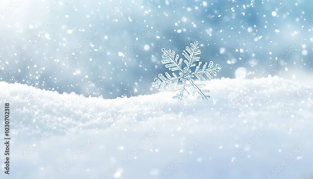 Snow falling background. Created with generative AI technology Snow falling background. Created with generative AI technology