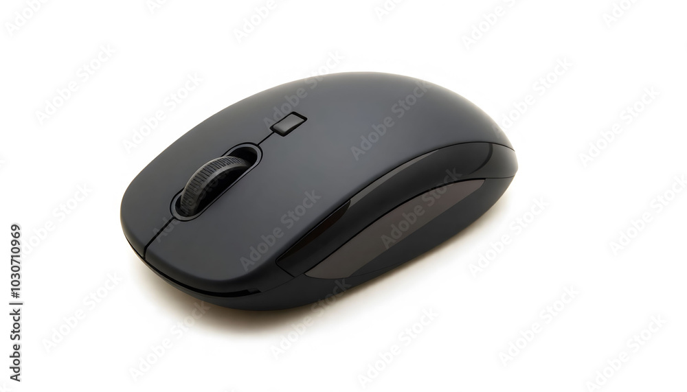 Laptop mouse isolated on a plain white background, perfect for business use and tech visuals Laptop mouse isolated on a plain white background, perfect for business use and tech visuals