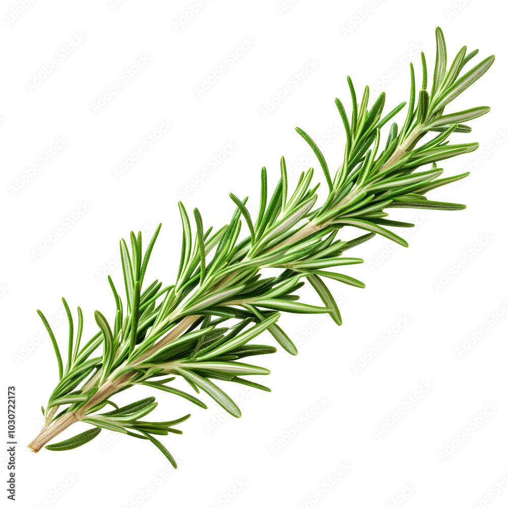 Fresh Green Sprig of Rosemary Herb Fresh Green Sprig of Rosemary Herb