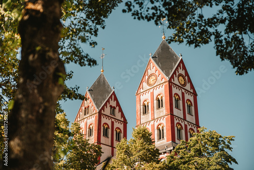 Eglise St-Barthelemy  or Church of St. Bartholomew, Liege, Belgium