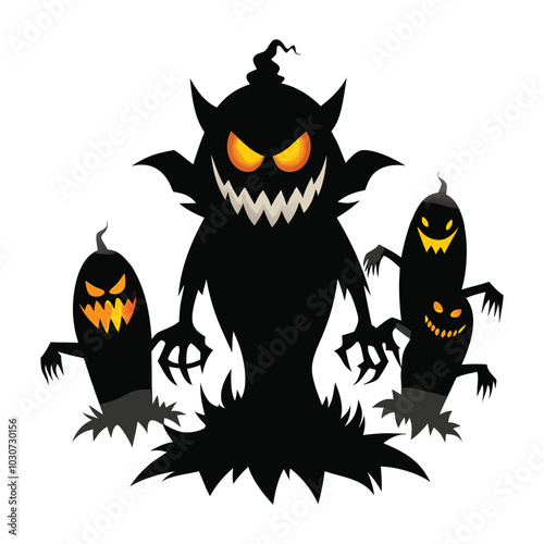 Sinister Shadows A Haunting Halloween Night