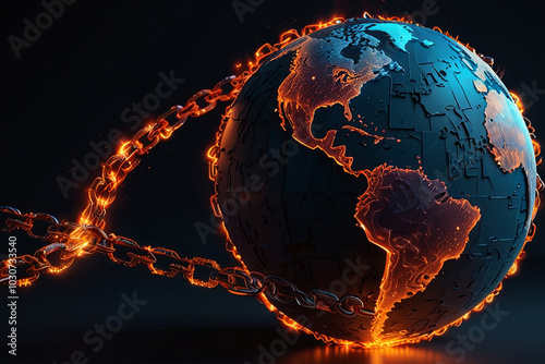 Earth in Chains A Dramatic Representation of Global Crisis Amidst Pandemic Struggles