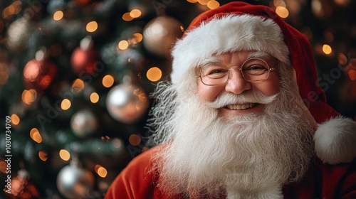 Santa Claus Spreading Holiday Cheer