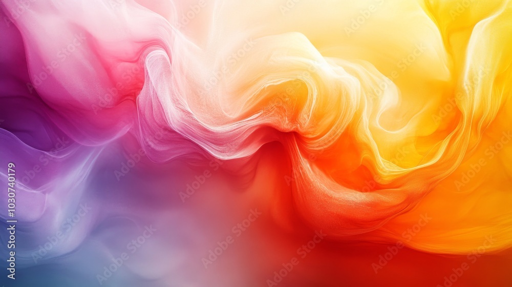 Vibrant Abstract Color Swirl Vibrant Abstract Color Swirl