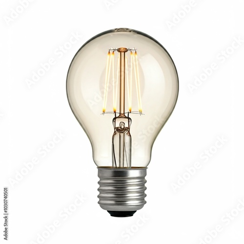 light bulb isolated on white