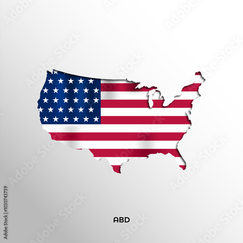 abd american flag photo