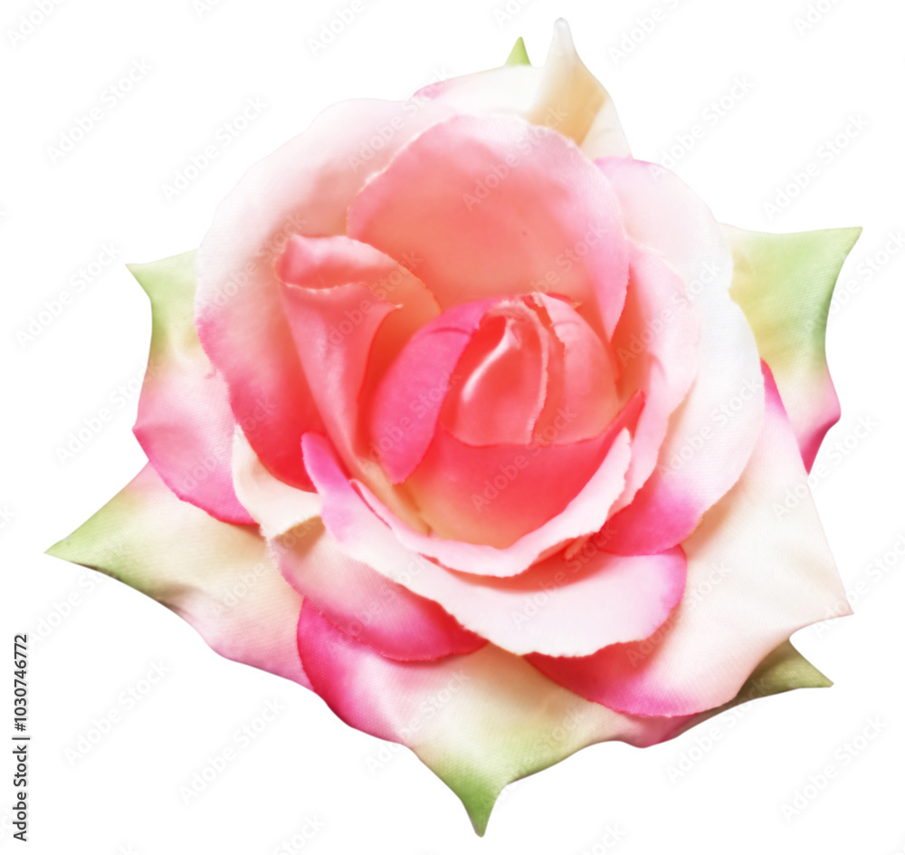 Spring rose red white and green aroma summer freshness