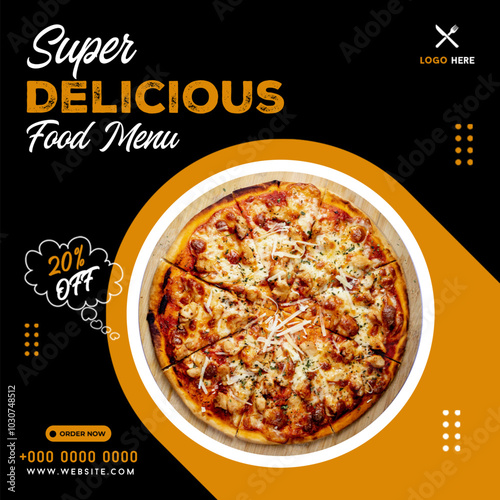 Pizza Social Media Post Design