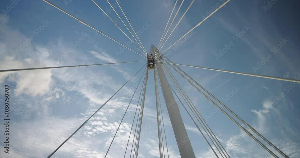 Hungerford Bridge: A Closer Look at London's Landmark, UK Hungerford Bridge: A Closer Look at London's Landmark, UK