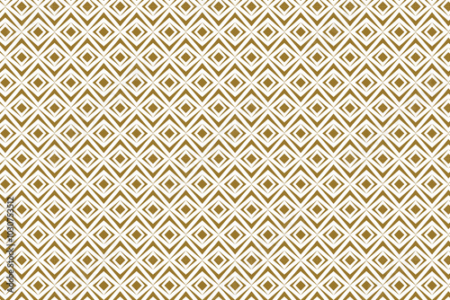 Abstract geometric pattern with lines, rhombuses A seamless vector background. gold texture