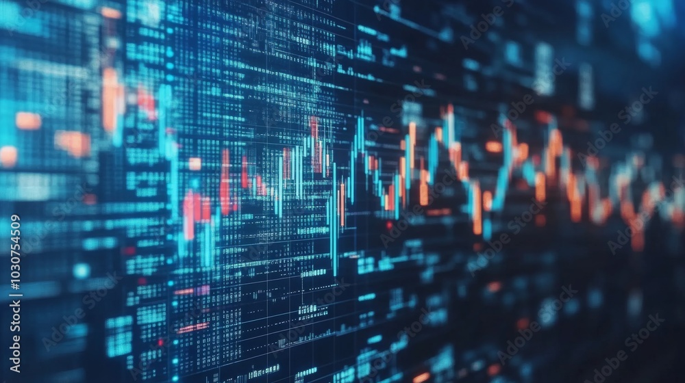 Digital Financial Data Display Digital Financial Data Display