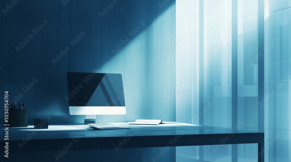 Modern Minimalist Workspace Modern Minimalist Workspace