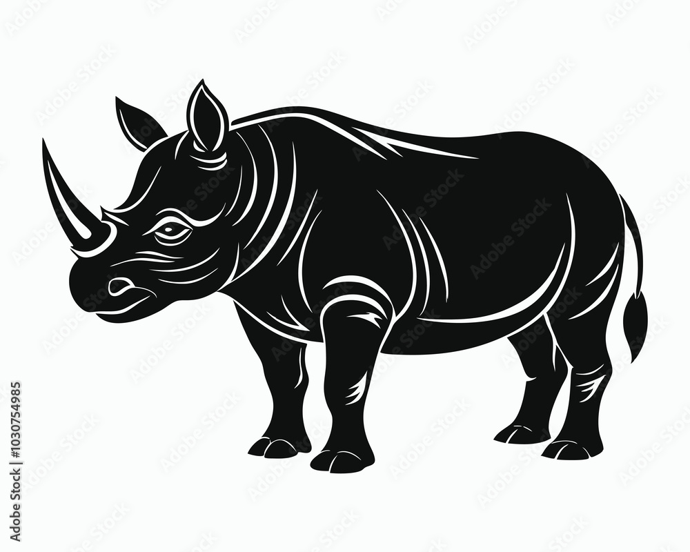 Rhino vector illustration Rhino vector illustration