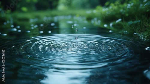 Close-Up of Rippling Water Capturing the Serenity of ASMR Experience