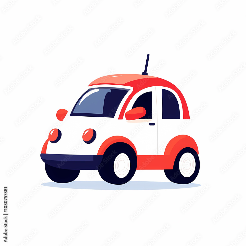 cartoon car with big head and small body, featuring vibrant red and white design. This playful vehicle is perfect for childrens illustrations and adds fun touch to any creative project cartoon car with big head and small body, featuring vibrant red and white design. This playful vehicle is perfect for childrens illustrations and adds fun touch to any creative project