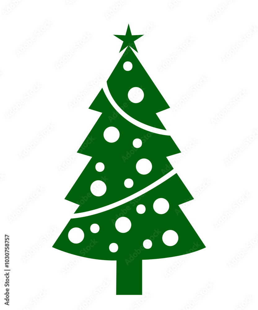 Christmas tree clip art design on plain white transparent isolated background for card, shirt, hoodie, sweatshirt, apparel, card, tag, mug, icon, poster or badge Christmas tree clip art design on plain white transparent isolated background for card, shirt, hoodie, sweatshirt, apparel, card, tag, mug, icon, poster or badge
