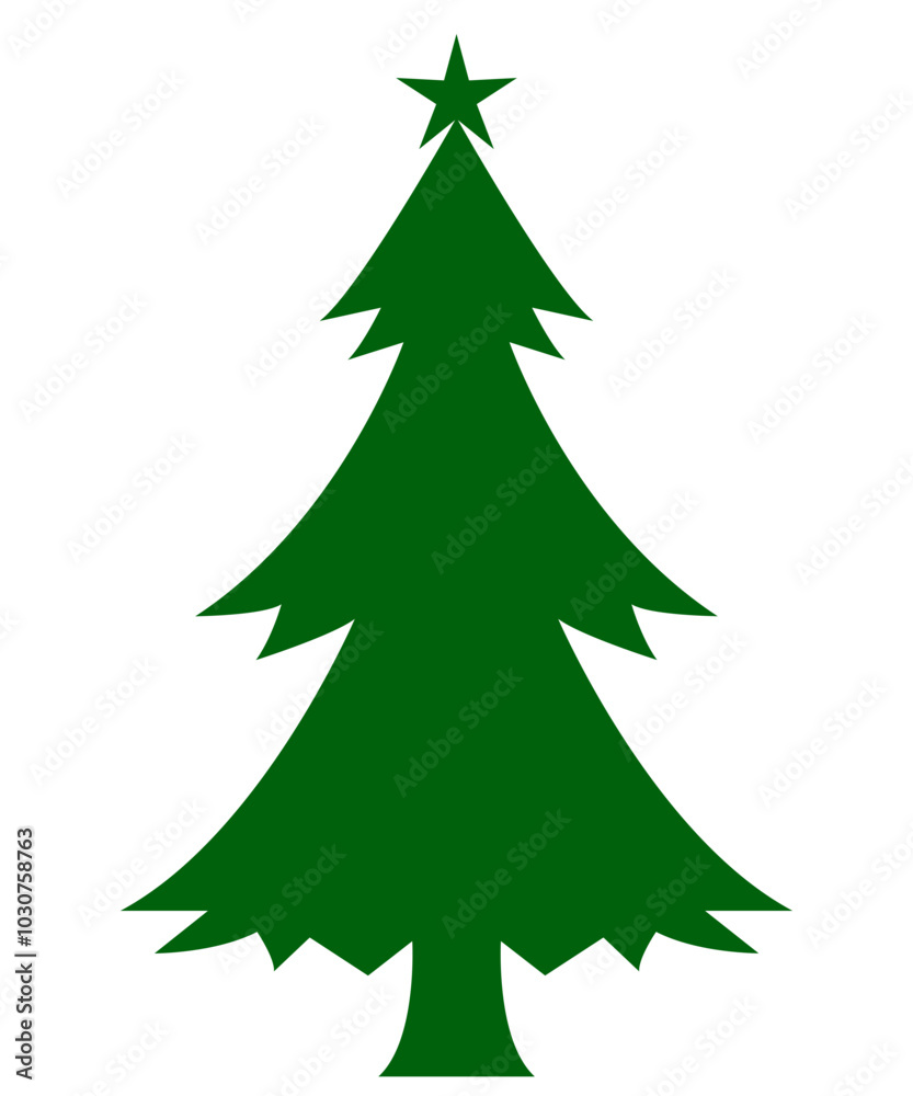 Christmas tree clip art design on plain white transparent isolated background for card, shirt, hoodie, sweatshirt, apparel, card, tag, mug, icon, poster or badge Christmas tree clip art design on plain white transparent isolated background for card, shirt, hoodie, sweatshirt, apparel, card, tag, mug, icon, poster or badge