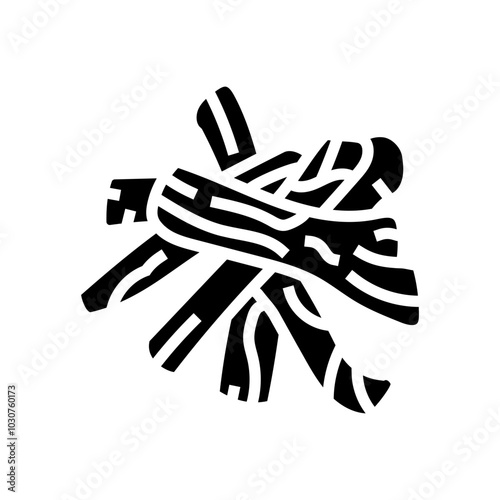 licorice root ayurvedic herb glyph icon vector. licorice root ayurvedic herb sign. isolated symbol illustration