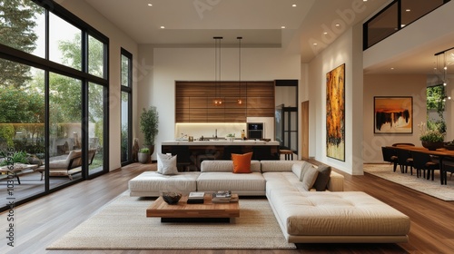 Modern Open-Plan Living Room