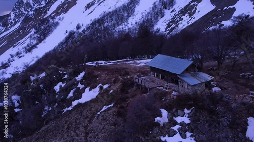 house in the mountains