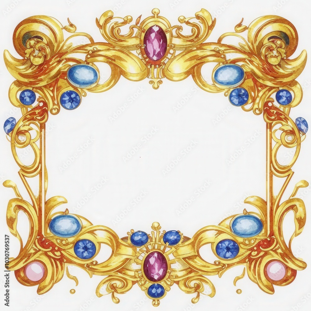 frame with ornament frame with ornament