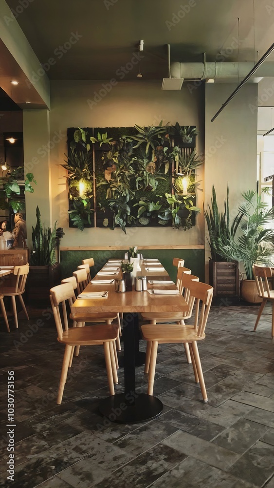 Modern Vegan Restaurant Interior Design for Contemporary Dining Spaces Modern Vegan Restaurant Interior Design for Contemporary Dining Spaces