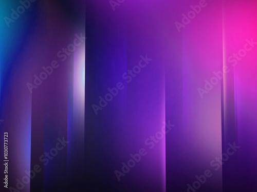Modern purple - pink abstract high-speed light motion effect on black background