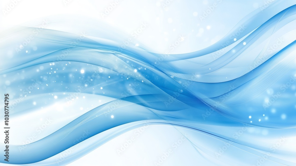 Abstract blue wave background, a flowing, dynamic design for modern projects Abstract blue wave background, a flowing, dynamic design for modern projects