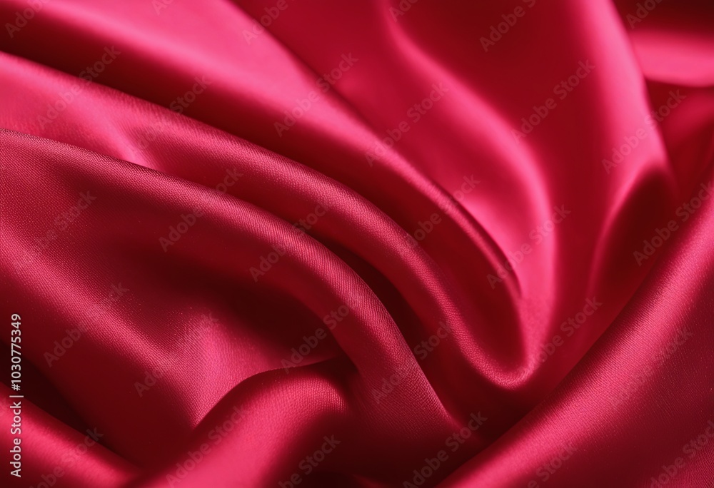 Obraz premium Closeup shot of red silk