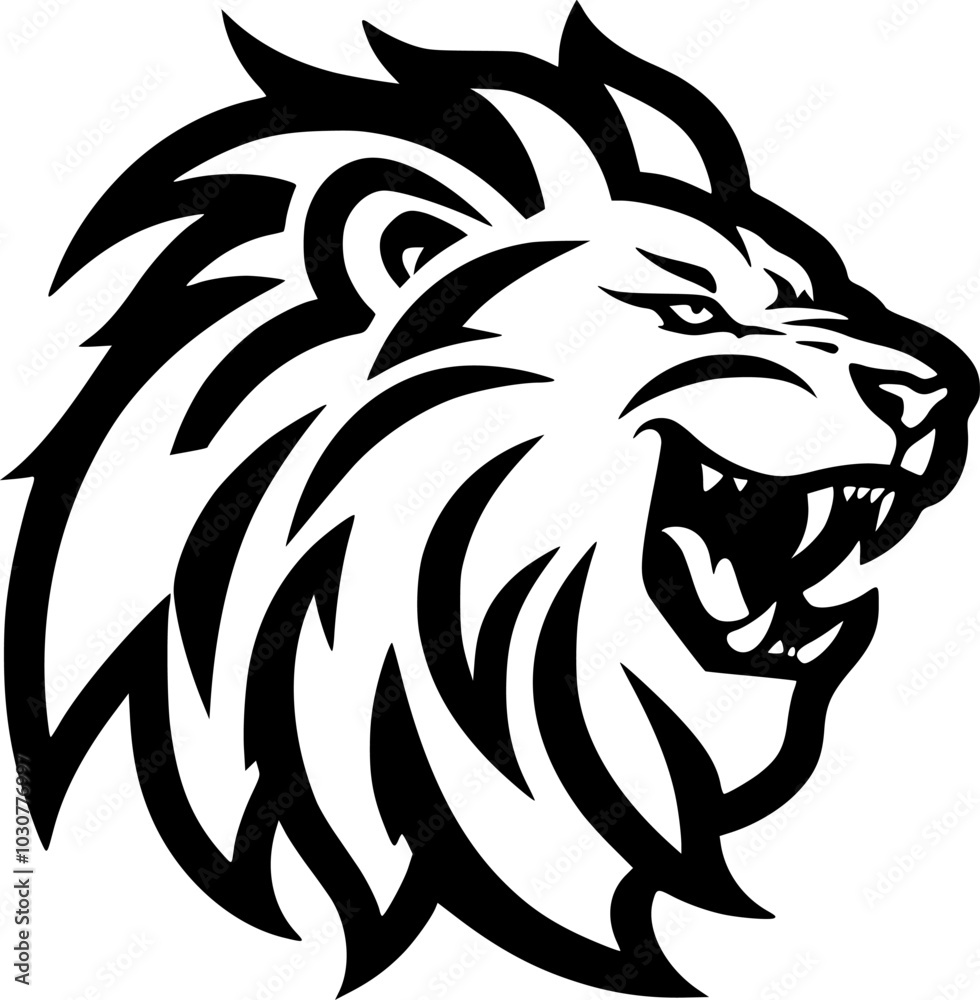 Fototapeta premium Lion - High Quality Vector Logo - Vector illustration ideal for T-shirt graphic