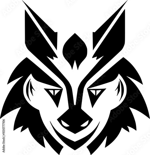 Fox - Minimalist and Flat Logo - Vector illustration
