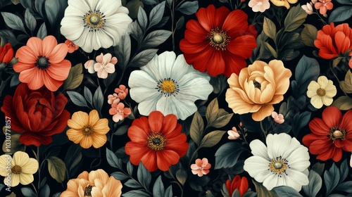 Vibrant Floral Pattern