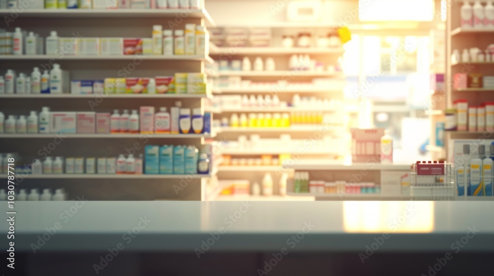 Pharmaceutical store background Pharmaceutical store background