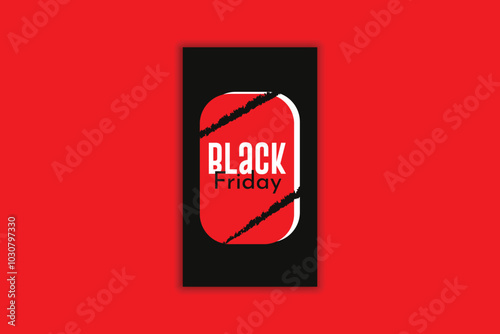 Black Friday sale social media post banner design template 