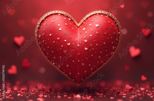 red hearts background photo