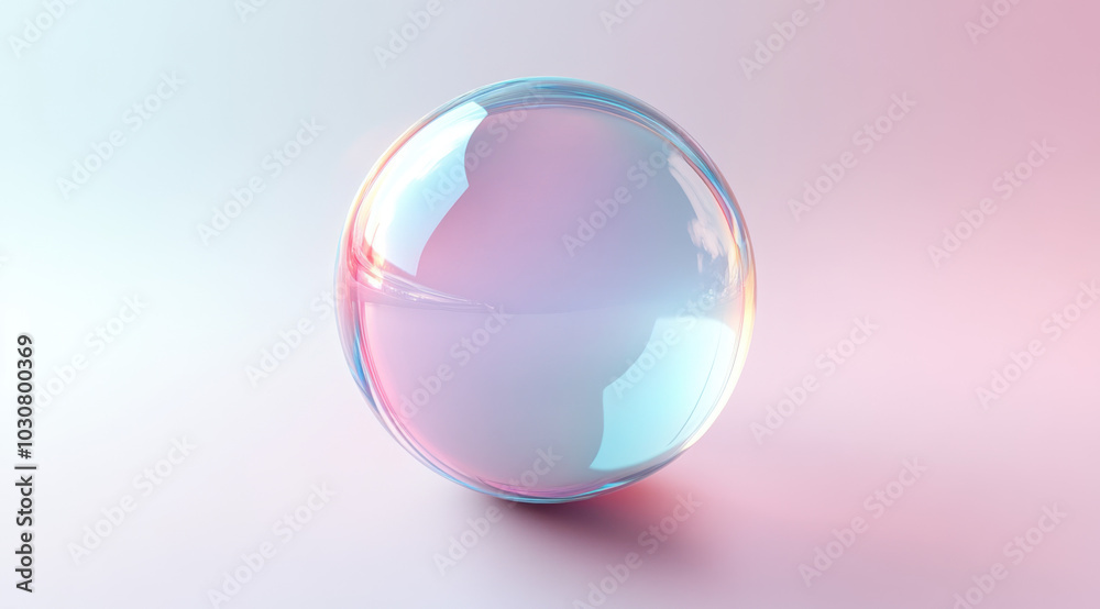 Shining Glass Sphere Background Shining Glass Sphere Background