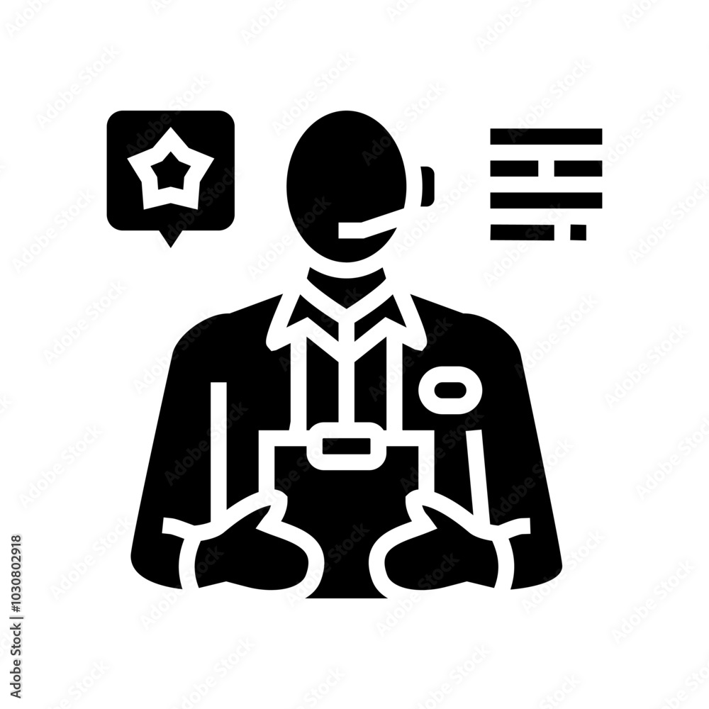 on site management glyph icon vector. on site management sign. isolated symbol illustration
