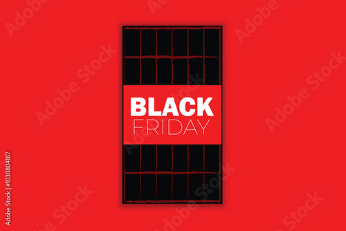 Black Friday sale social media post banner design template 