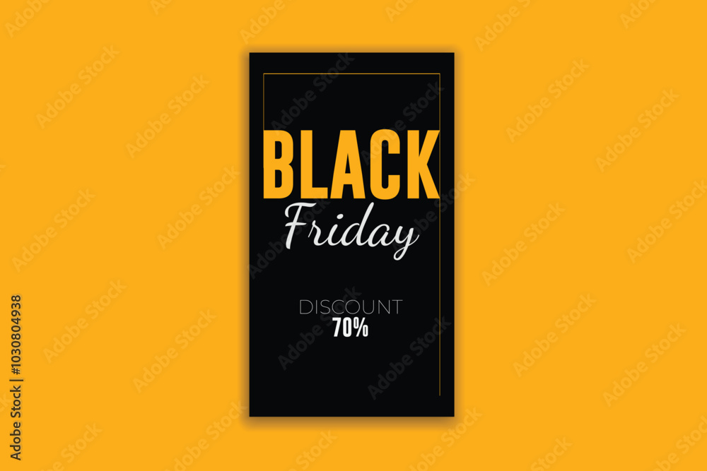 Black Friday sale social media post banner design template Black Friday sale social media post banner design template