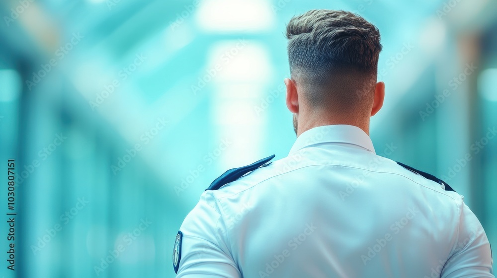 A security guard patrolling a facility, symbolizing the importance of safety measures. A security guard patrolling a facility, symbolizing the importance of safety measures.