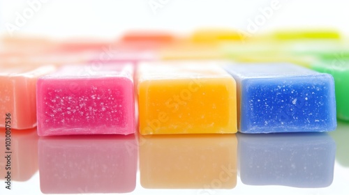 Close-up of Colorful Candy Bars - Sweet Treats