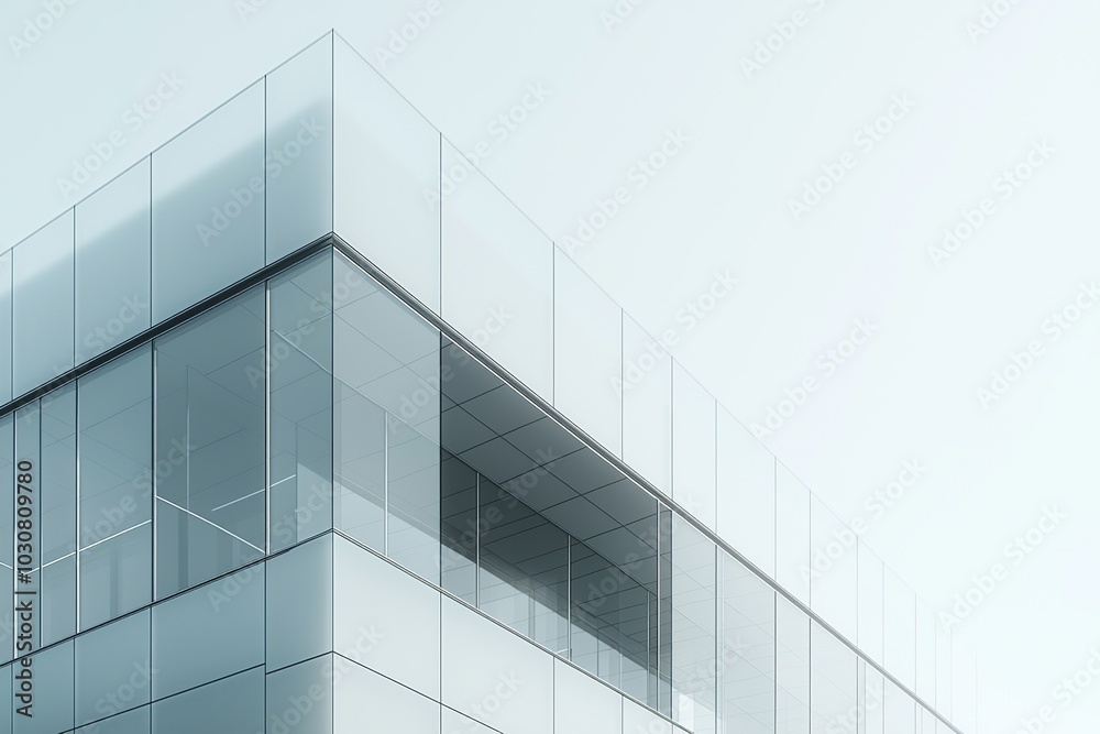 Modern Architecture Glass Facade