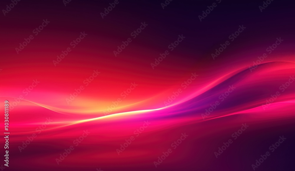 Obraz premium A beautiful minimalist gradient capturing vibrant reds and purples at dusk. Generative AI