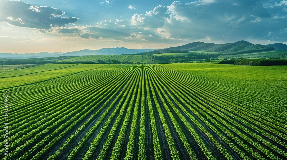 Agricultural fields once lush now barren, depicting global warming's effects. Aerial view of climate change, environmental crisis, pollution, no people present. High resolution Illustration, in the Agricultural fields once lush now barren, depicting global warming's effects. Aerial view of climate change, environmental crisis, pollution, no people present. High resolution Illustration, in the