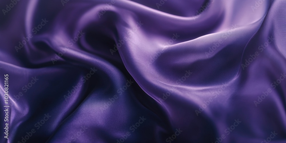 Purple Fabric Close Up
